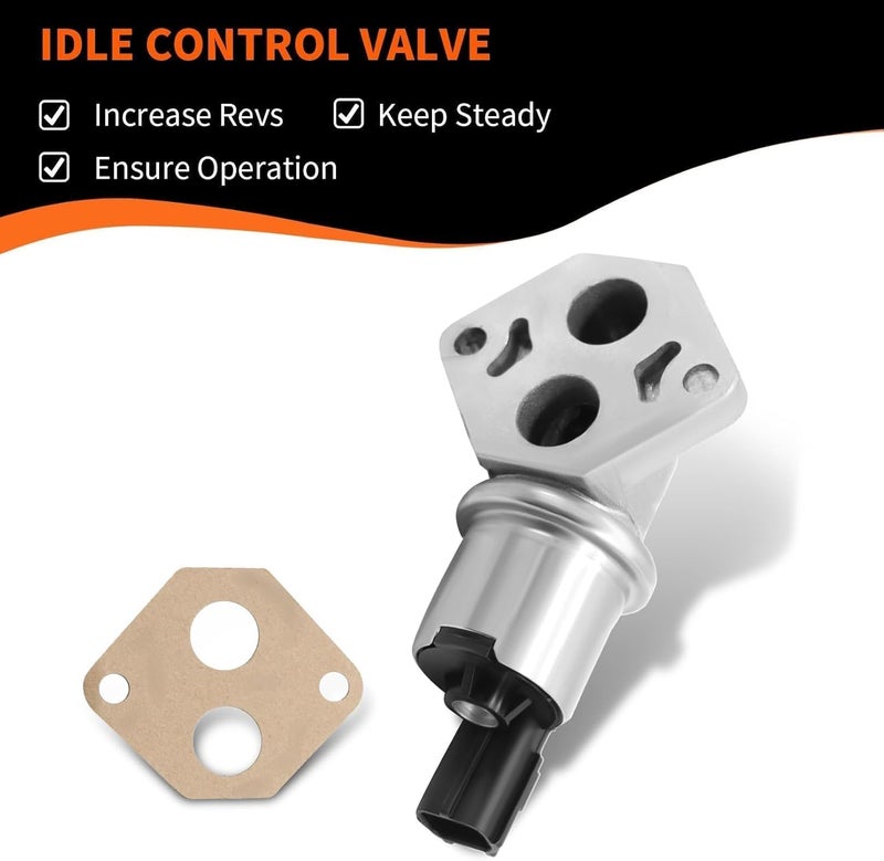 Aspaton Fuel Injection Idle Control Valve Compatible with Ranger Taurus B3000 Sable IAC Valve IACV 2001-2008 215-2061 AC239 1F2120660A 4F1Z9F715AA - Image 5